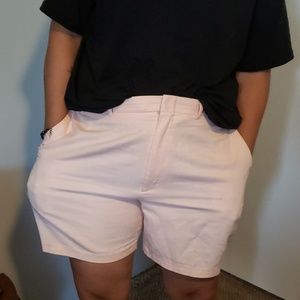 Trendy pink mens shorts